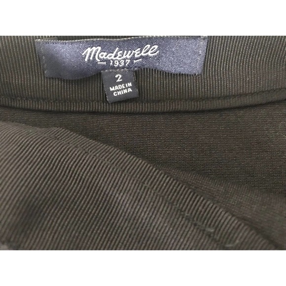 Madewell | Womens Size 2 Velvet Dot Black Skirt Polka Dots A-line Circular Swing - Picture 11 of 11